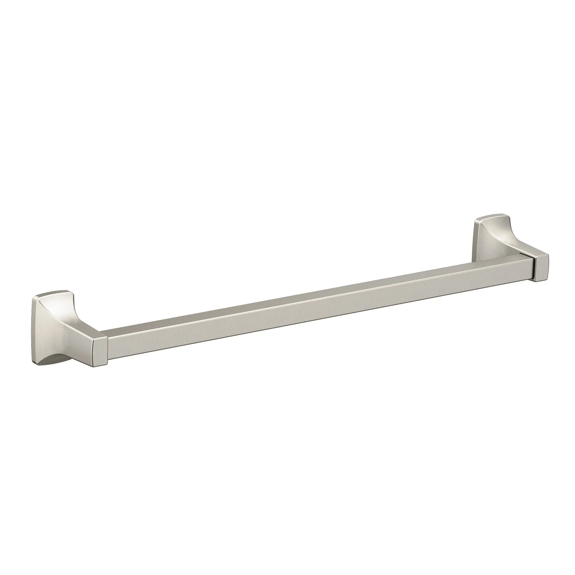 Contemporary Brushed nickel 18" Towel Bar - Image 2