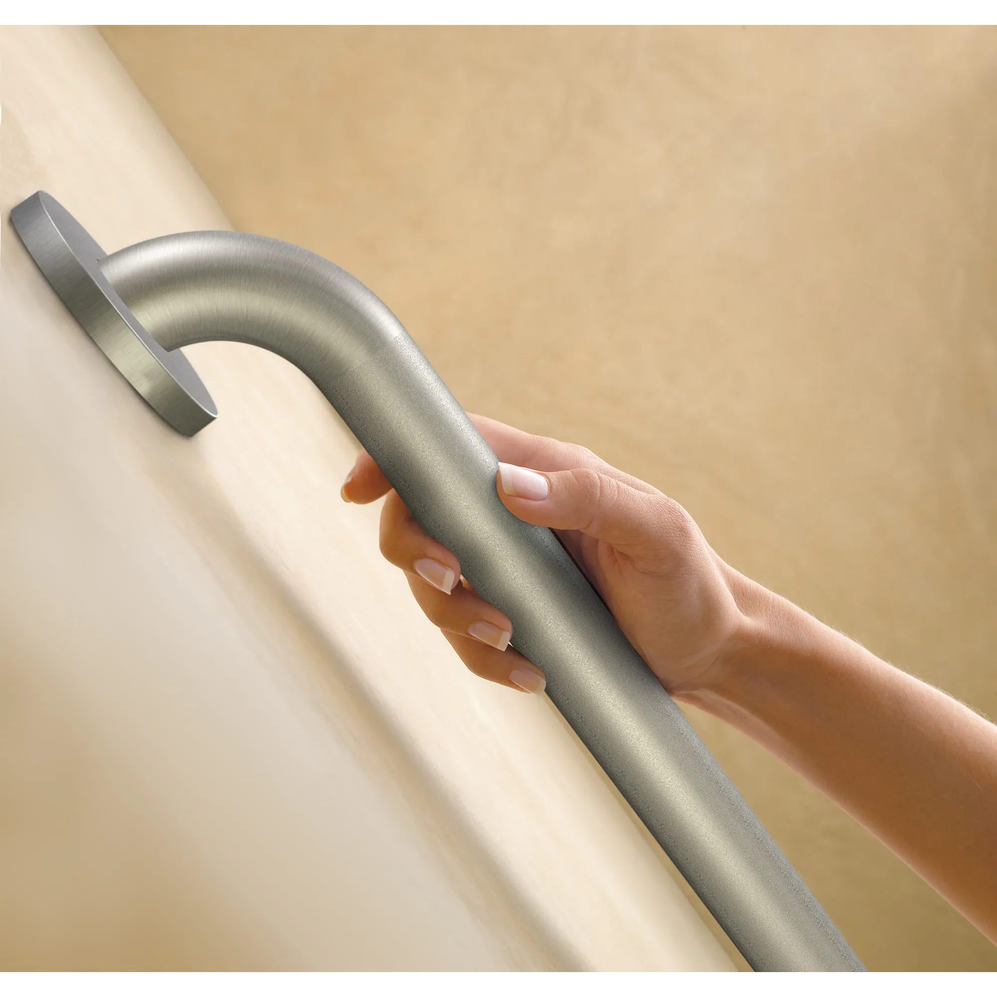 Moen Home Care Peened 18" Concealed Screw Grab Bar - Image 2