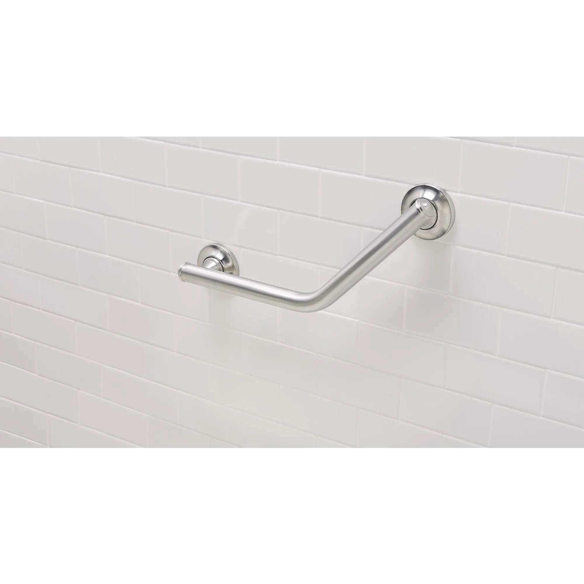 Moen Home Care Brushed nickel 16" Angled Grab Bar - Image 3