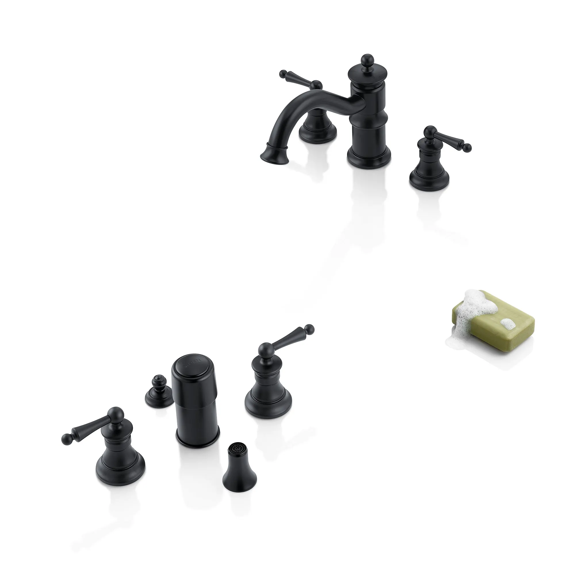 Waterhill Chrome two-handle bidet faucet - Image 4