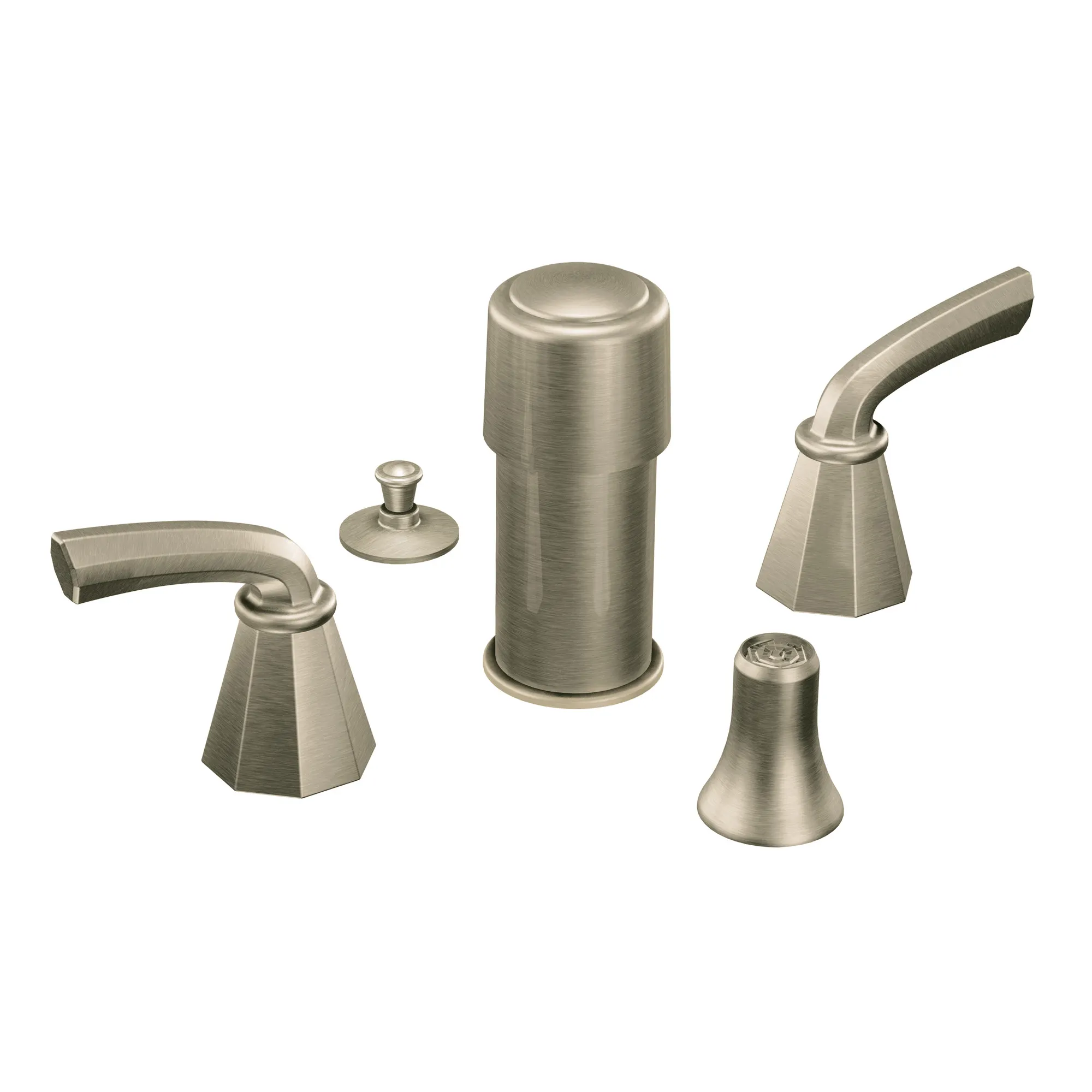 Felicity Chrome two-handle bidet faucet - Image 3