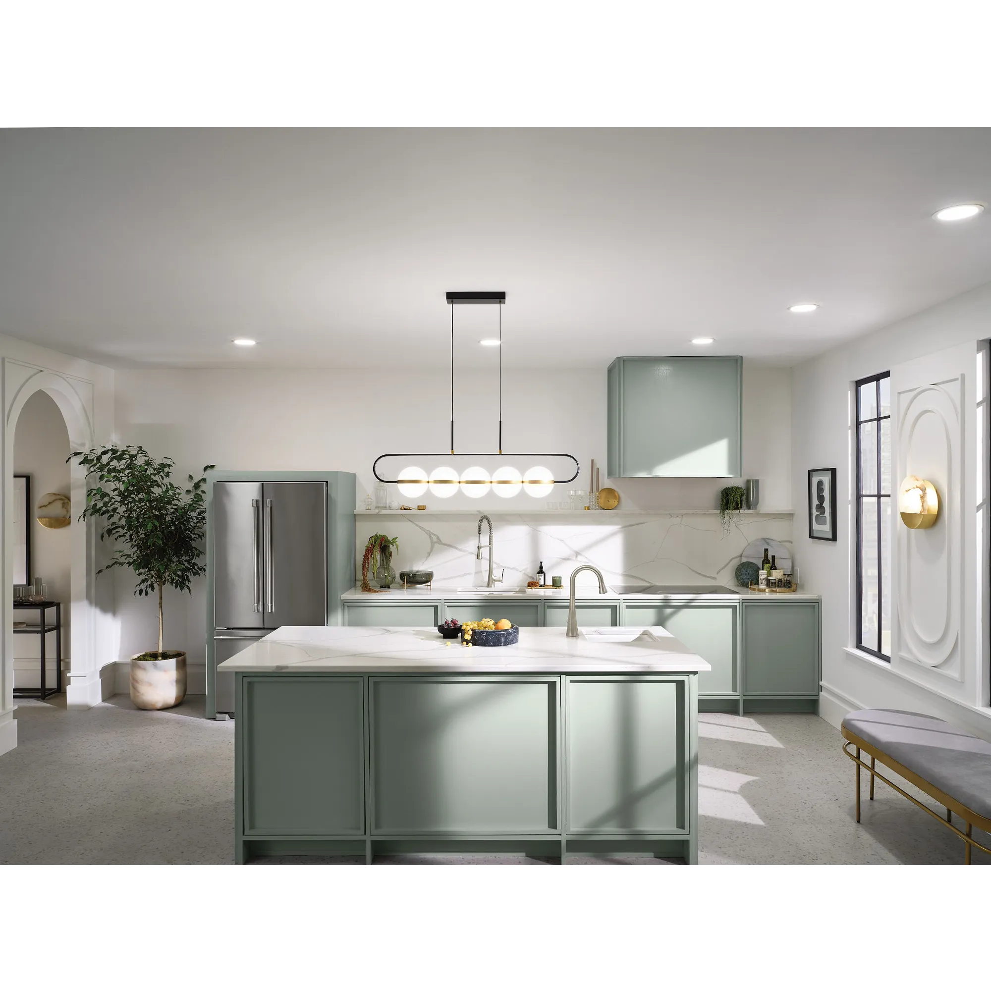 Sinema One-Handle Pre-Rinse Spring Pulldown Kitchen Faucet - Image 31