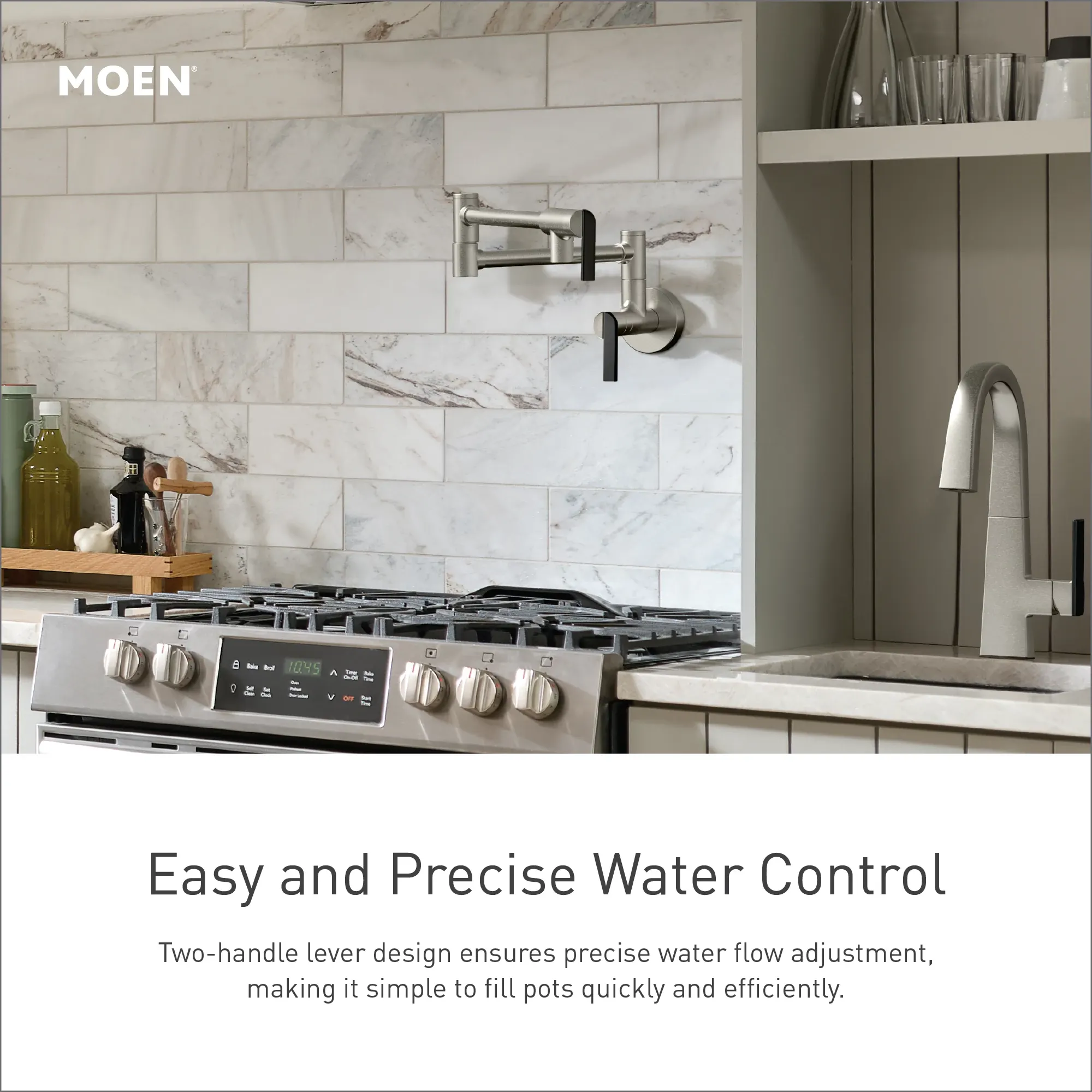 Modern Wall Mount Swing Arm Pot Filler - Image 17