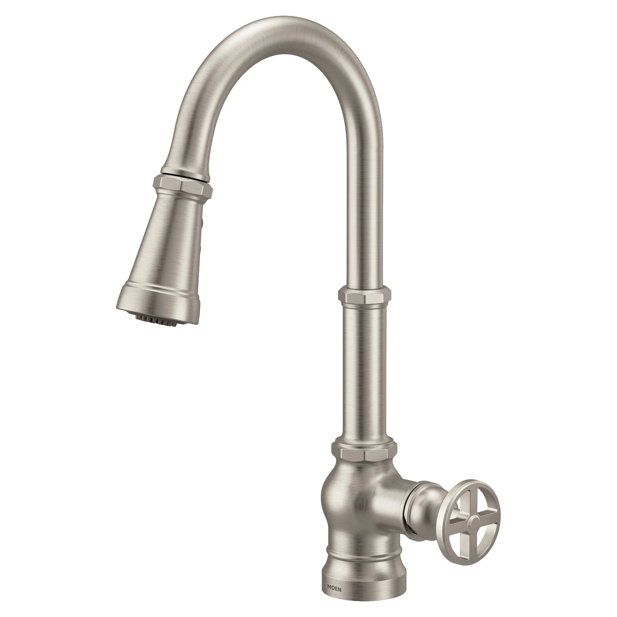 Paterson One-Handle High Arc Pulldown Kitchen Faucet - Image 23