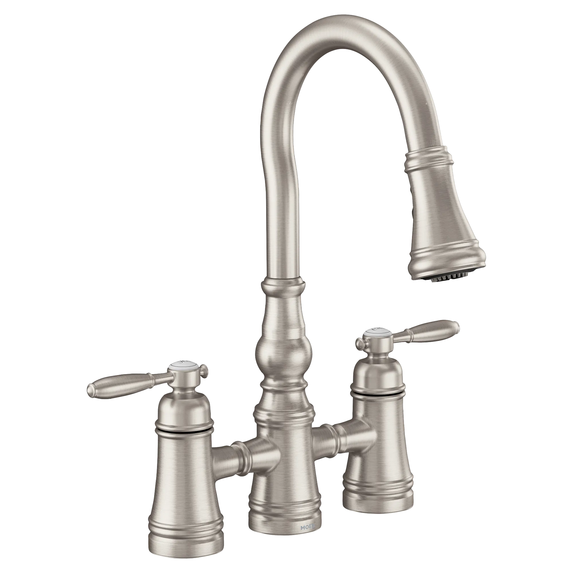 Weymouth Two-Handle High Arc Pulldown Kitchen Faucet - Image 22