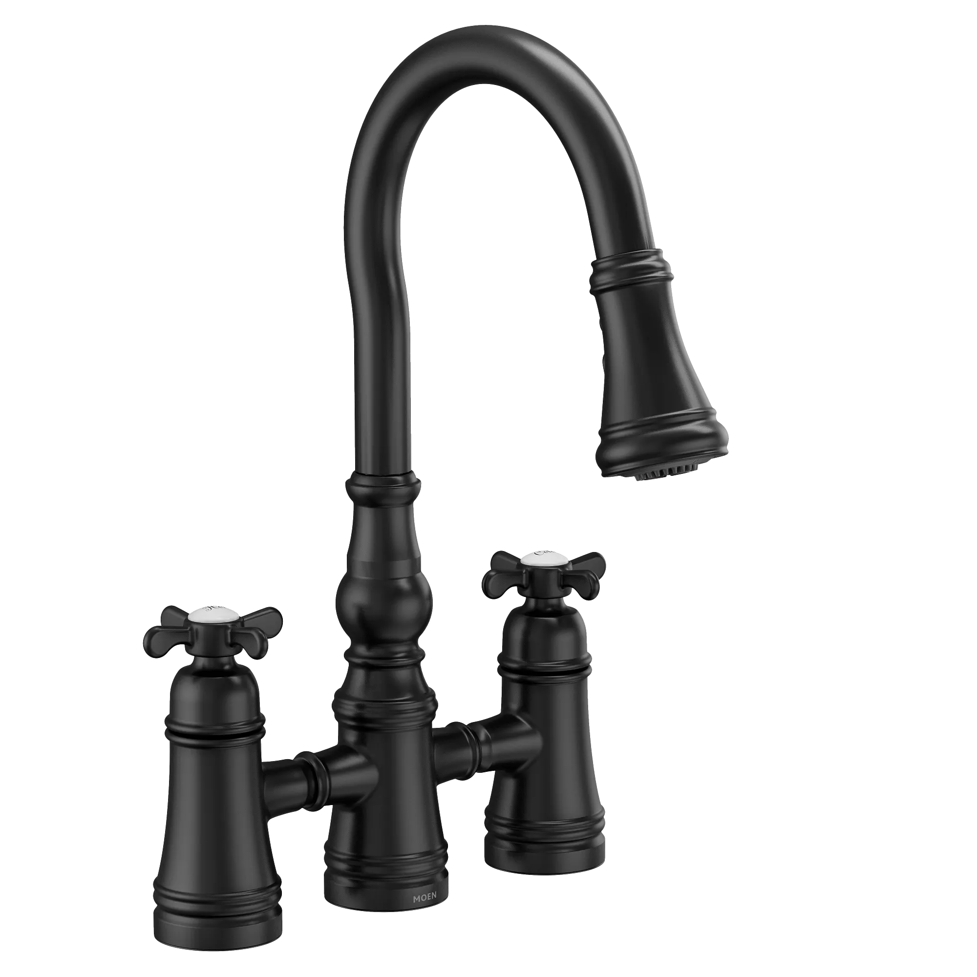 Weymouth Two-Handle High Arc Pulldown Kitchen Faucet - Image 4