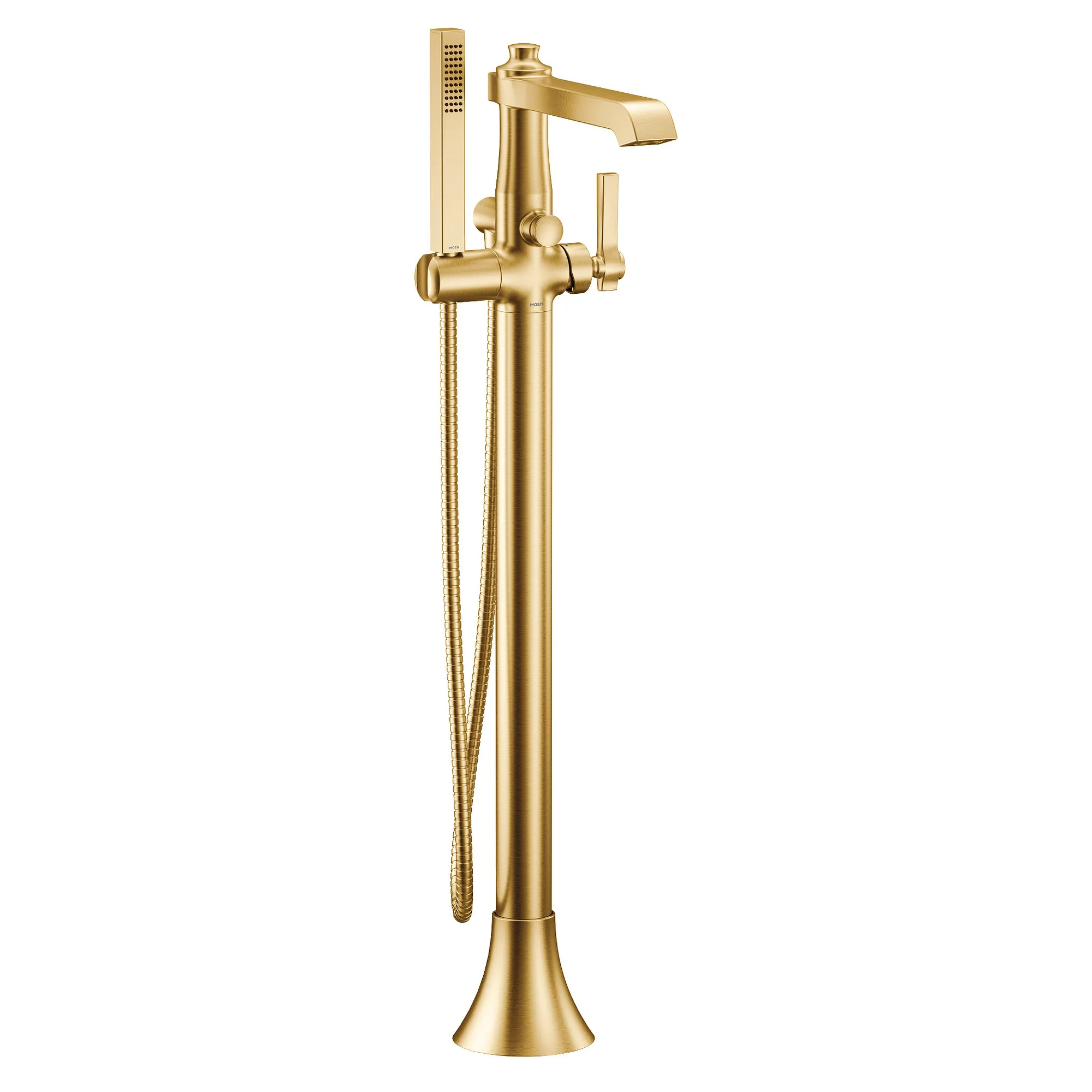 Flara Chrome one-handle tub filler includes hand shower - Image 9