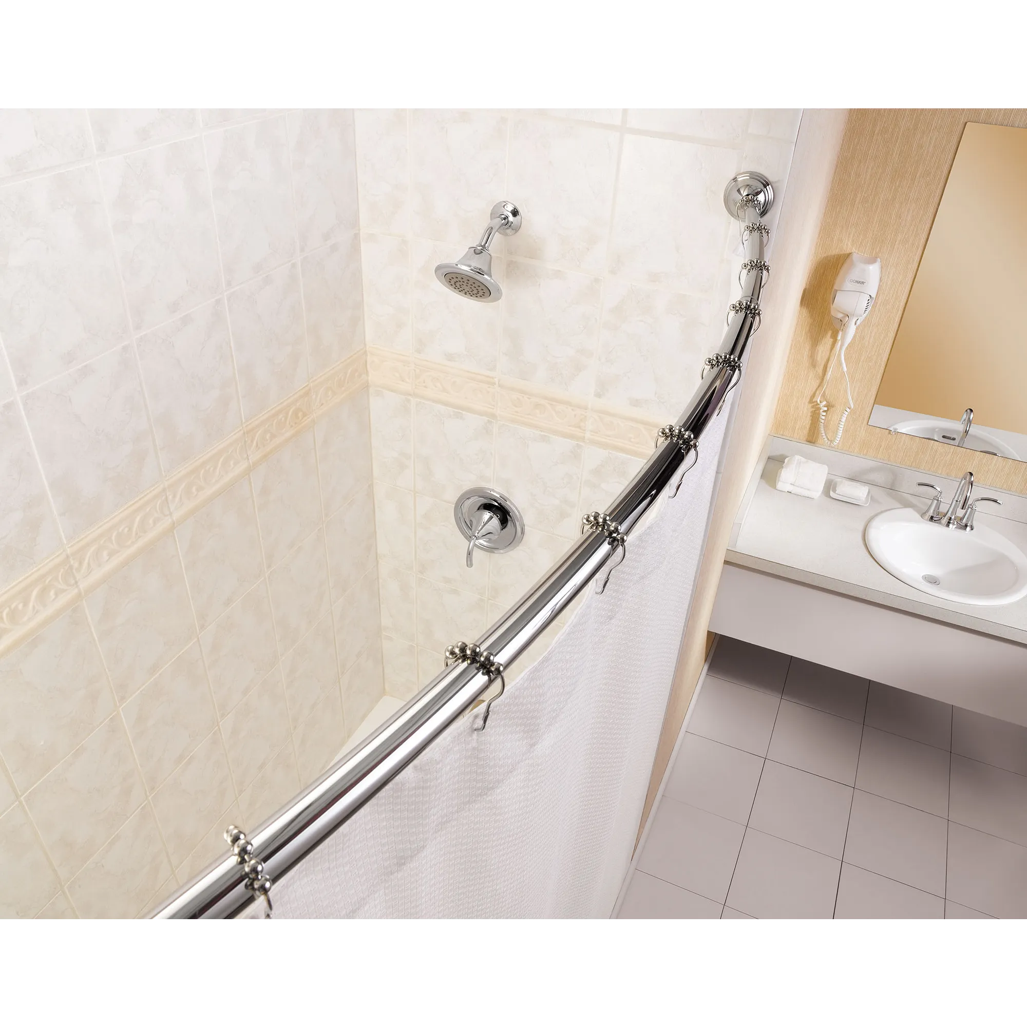 Moen Chrome Shower Curtain Rings - Image 7