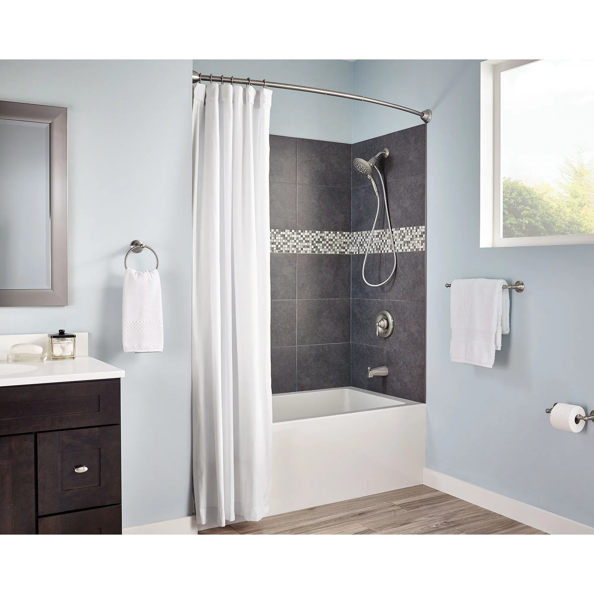 Moen Chrome Shower Curtain Rings - Image 26