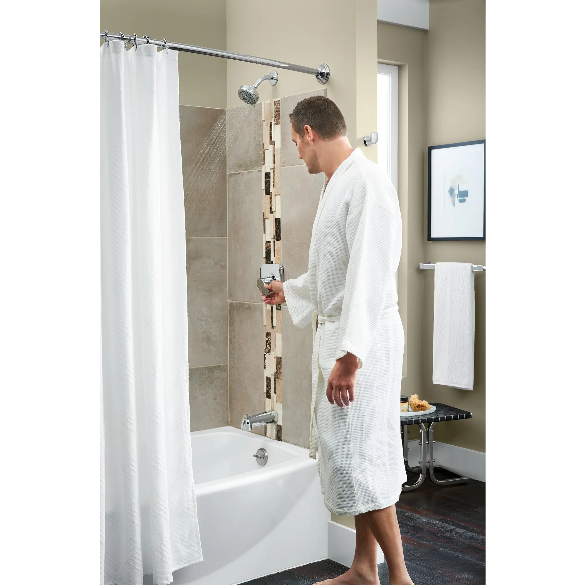 Genta LX Chrome Posi-Temp(R) Tub/Shower - Image 2