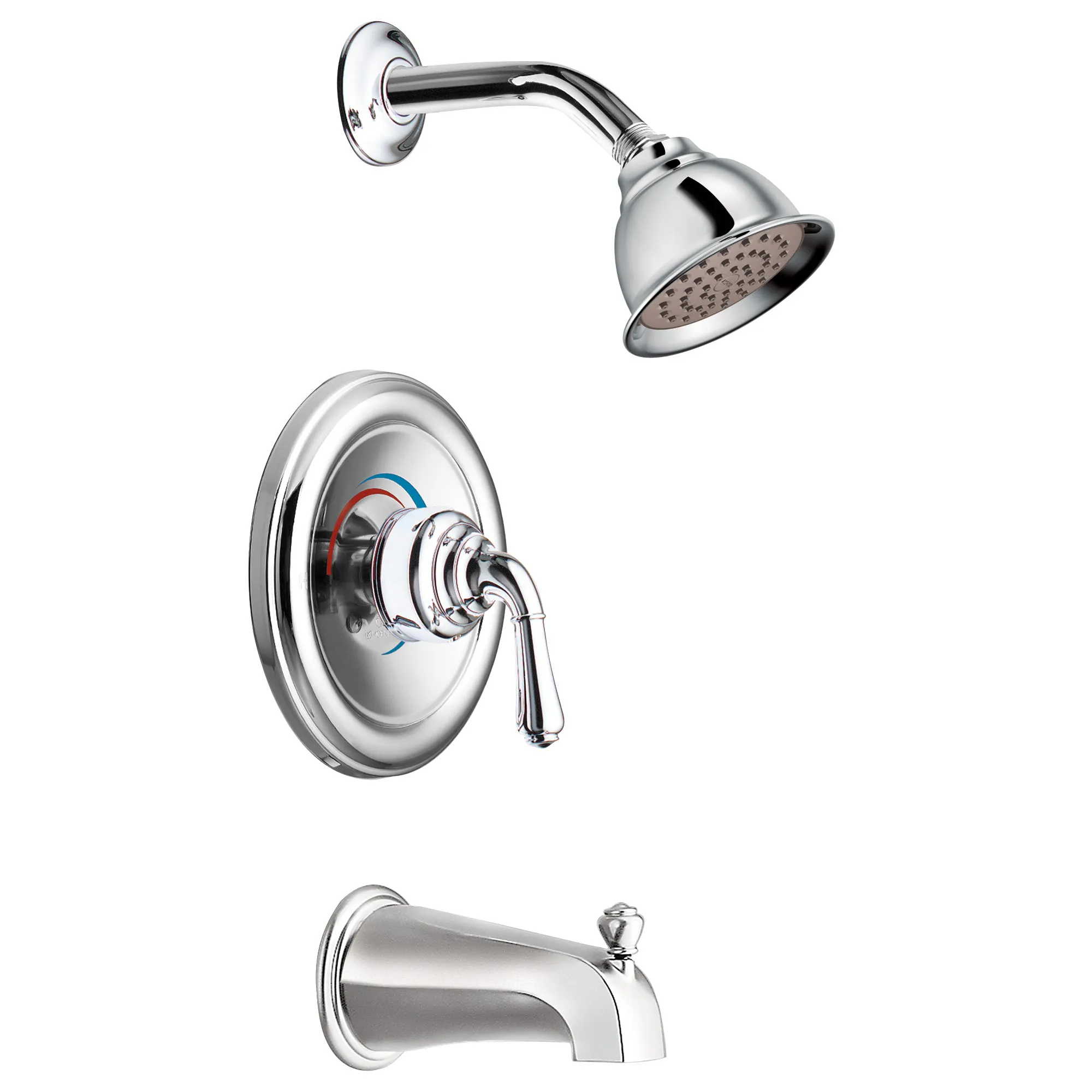 Monticello Chrome standard tub/shower