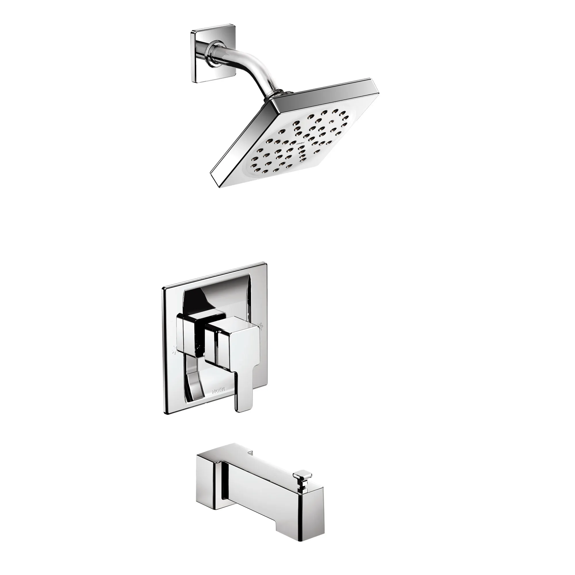 90 Degree Chrome Moentrol(R) tub/shower
