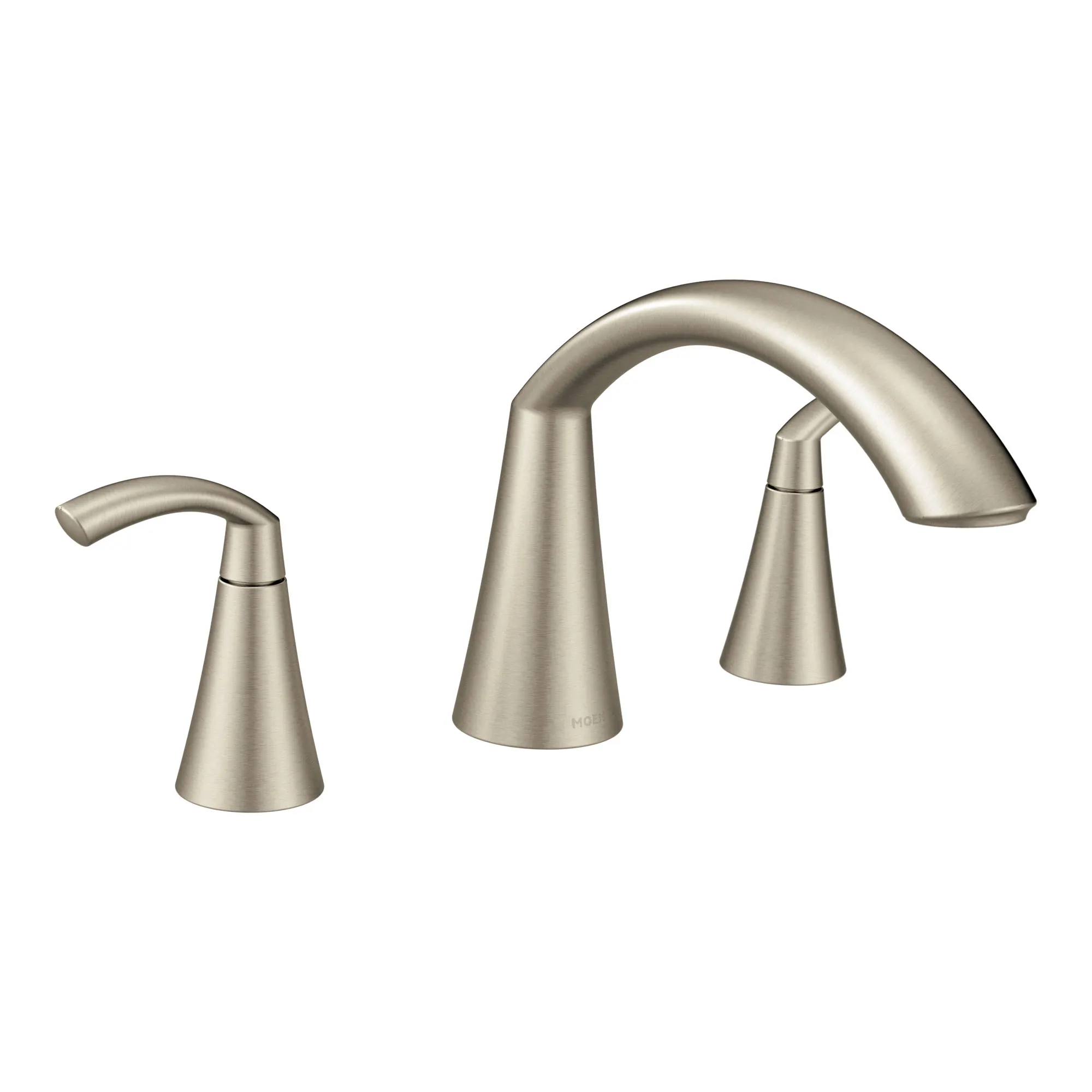 Glyde Chrome Two-Handle High Arc Roman Tub Faucet - Image 5
