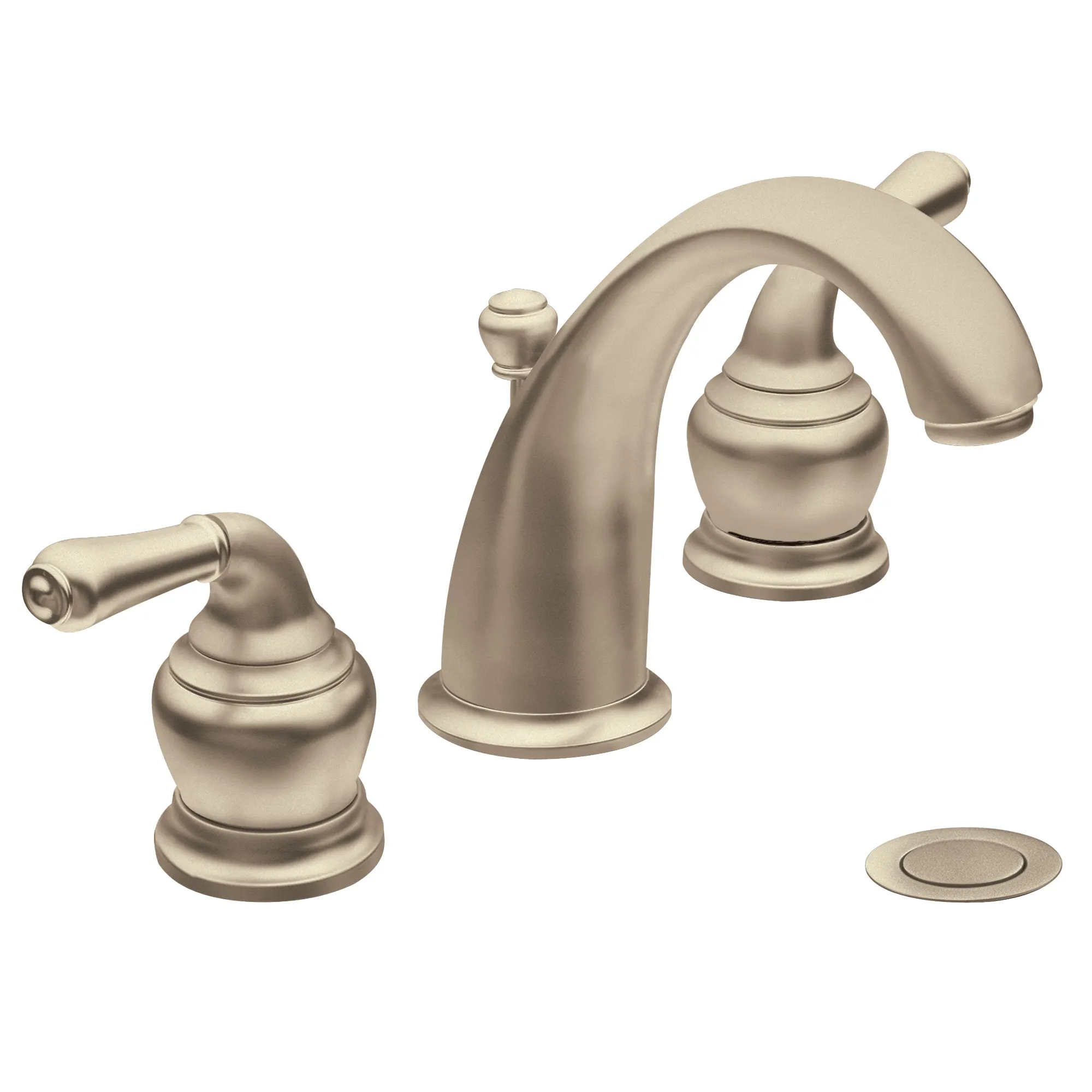 Monticello Chrome two-handle high arc bathroom faucet - Image 8