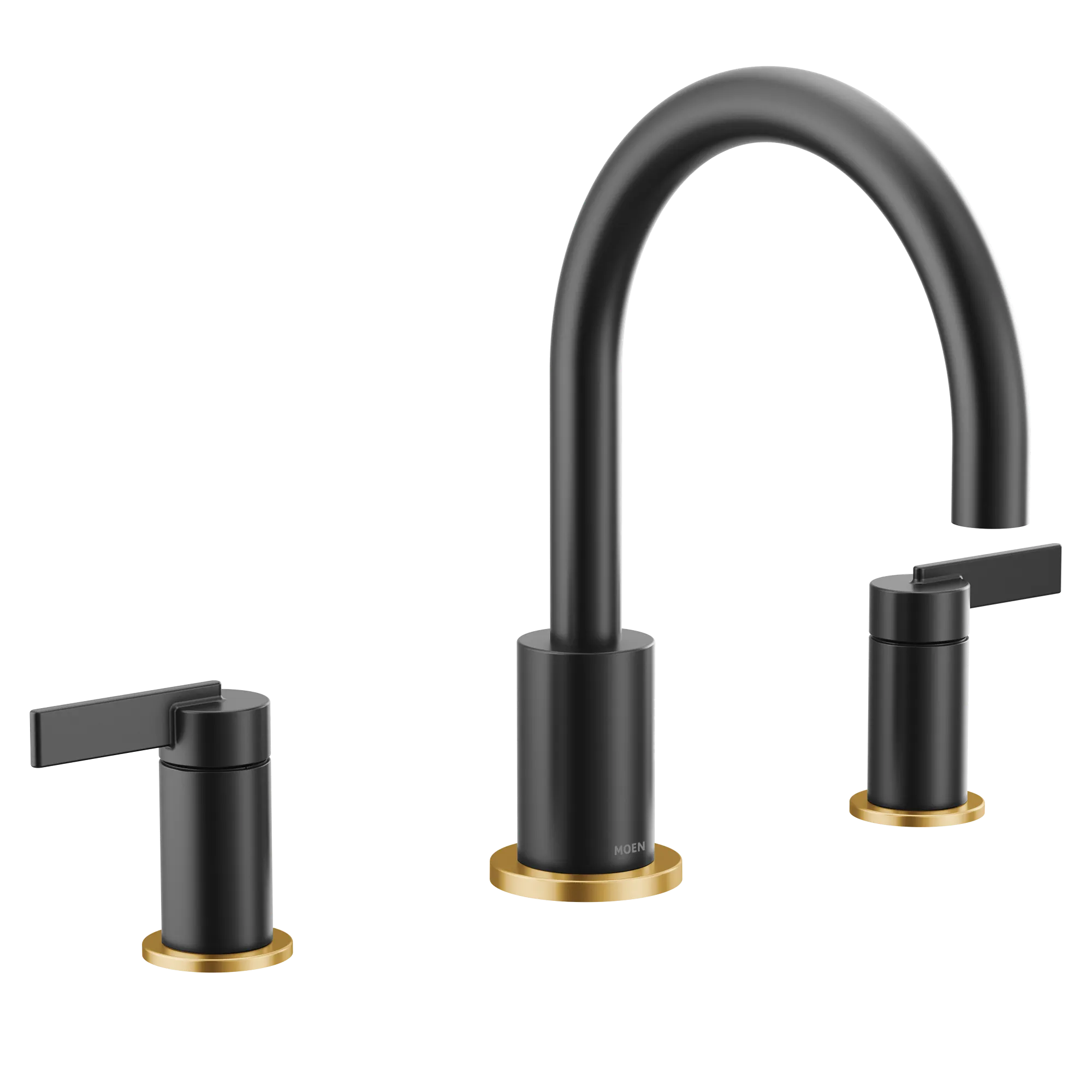 Cia Chrome two-handle non diverter roman tub faucet - Image 3