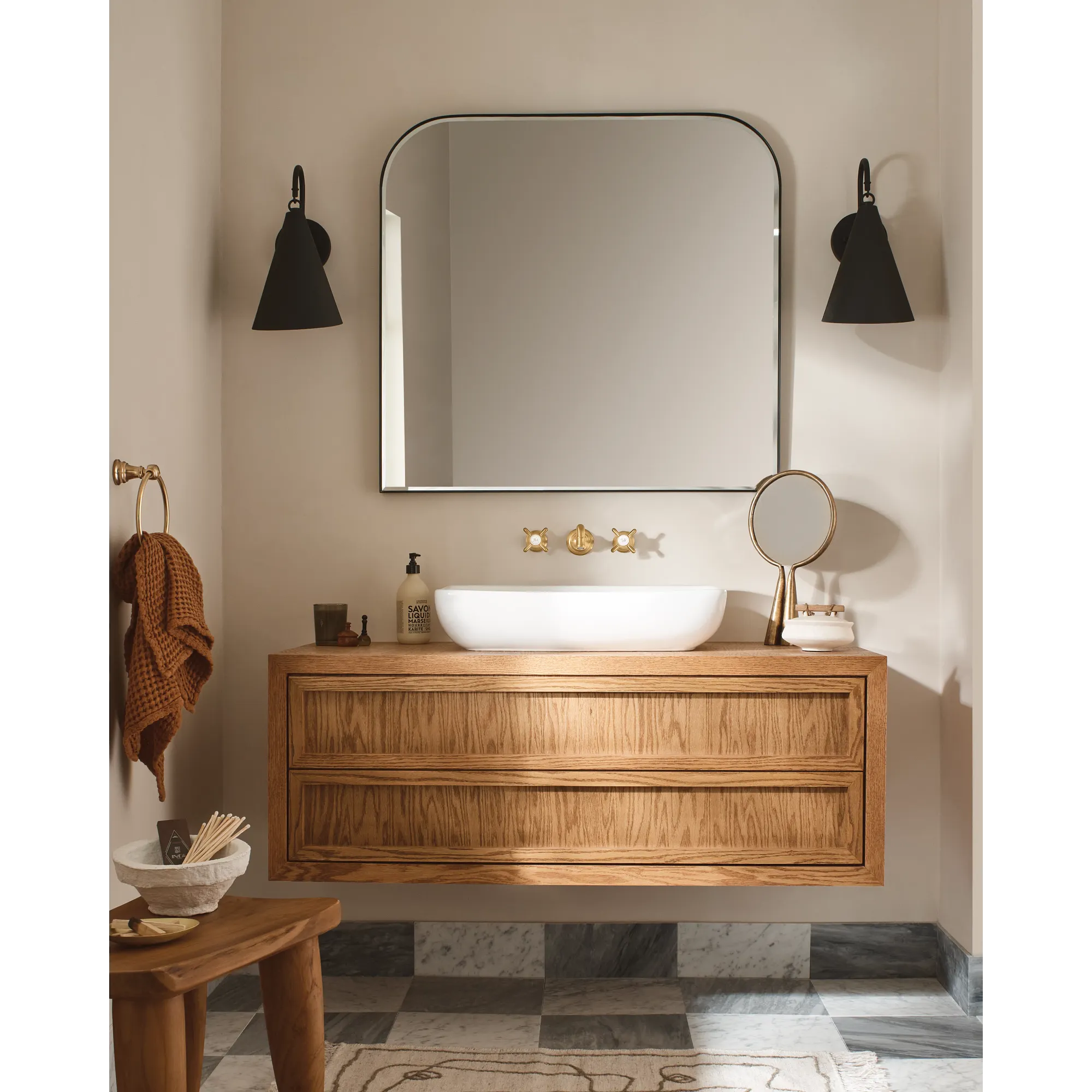 Weymouth Chrome Two-Handle High Arc Wall Mount Bathroom Faucet - Image 17