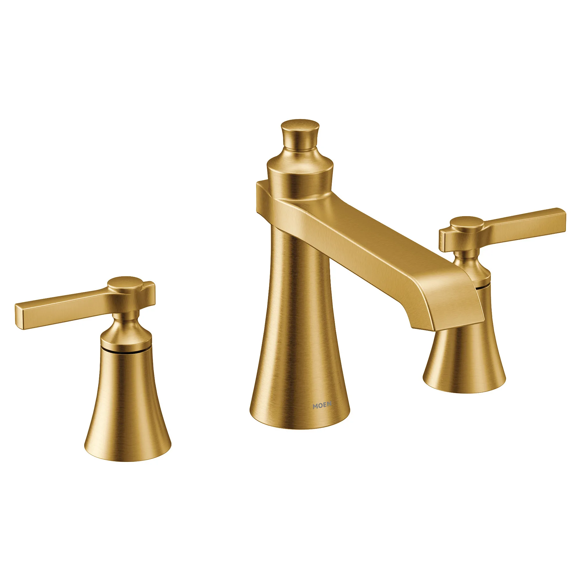 Flara Chrome two-handle high arc roman tub faucet - Image 7