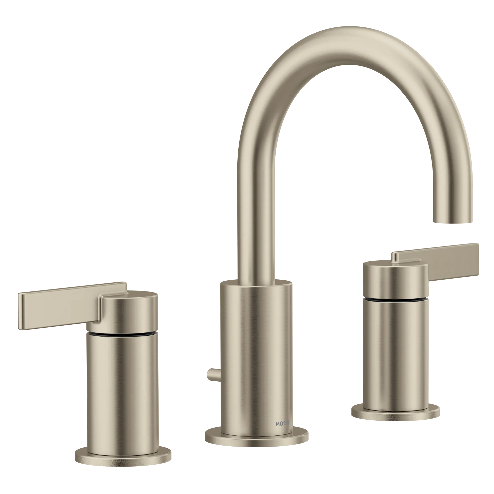 Cia Chrome two-handle high arc bathroom faucet - Image 3