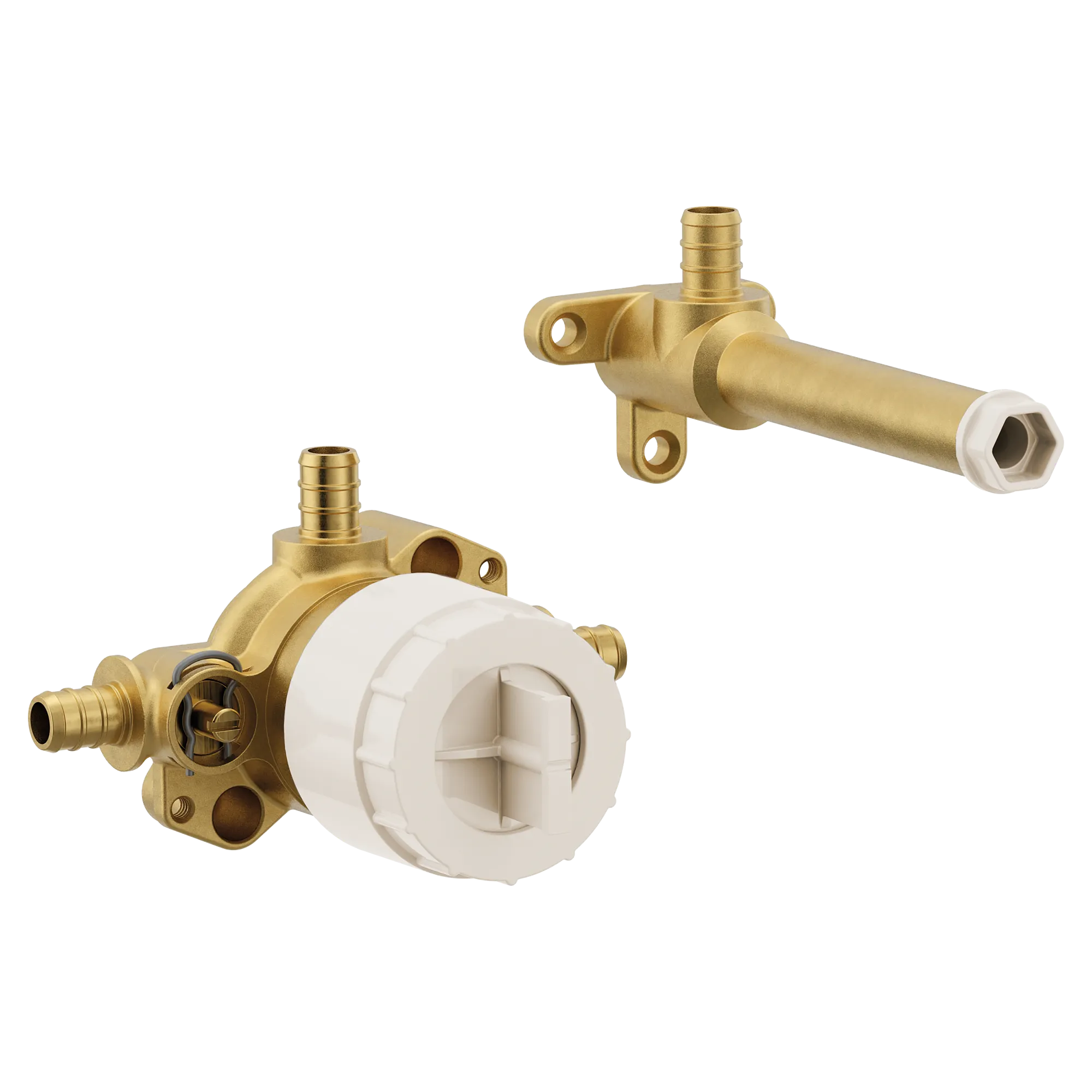 M-pact Wallmount Tub Filler 1/2" Crimp Ring Pex Cc/ips Connection