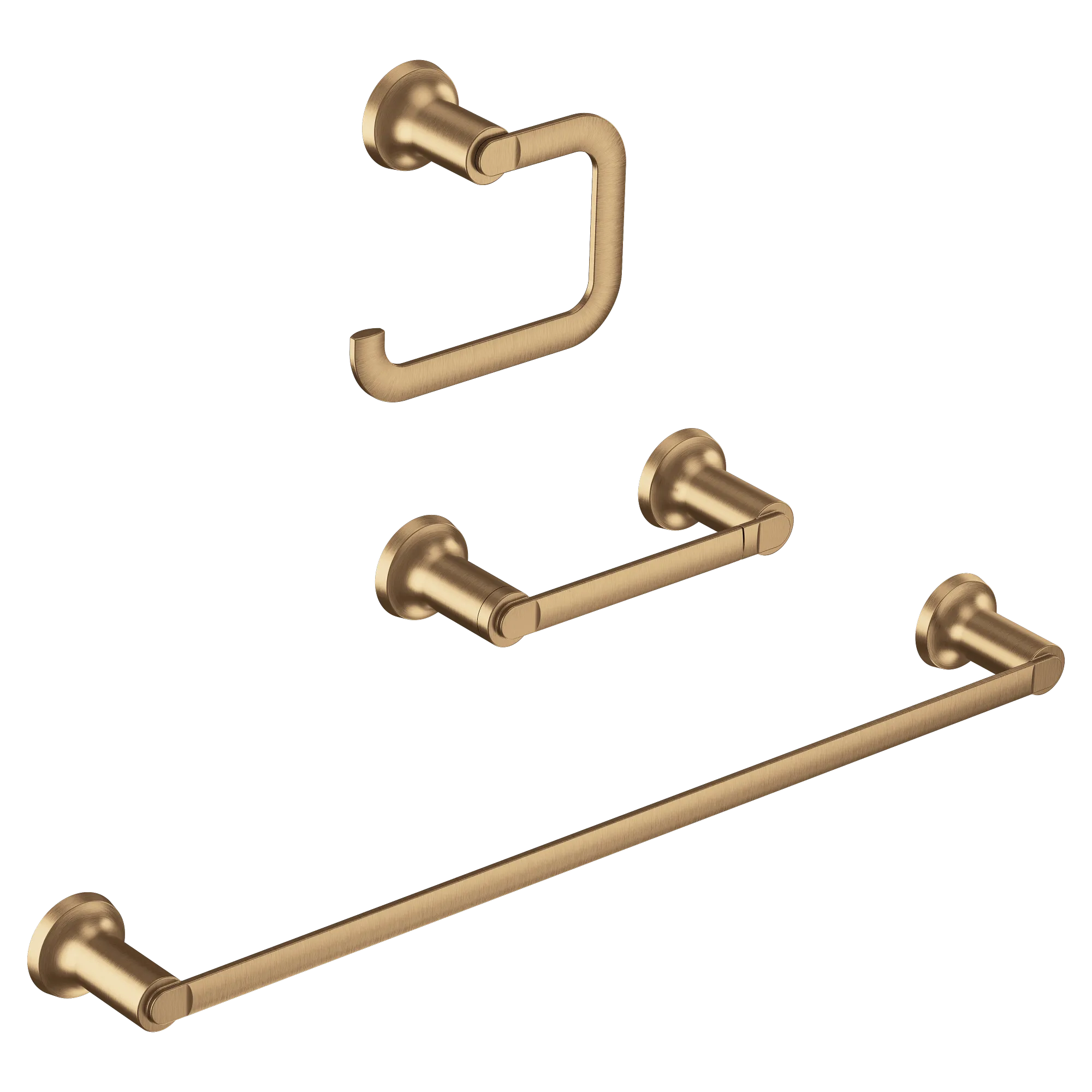 Zyla Chrome pivoting paper holder towel bar towel ring - Image 13