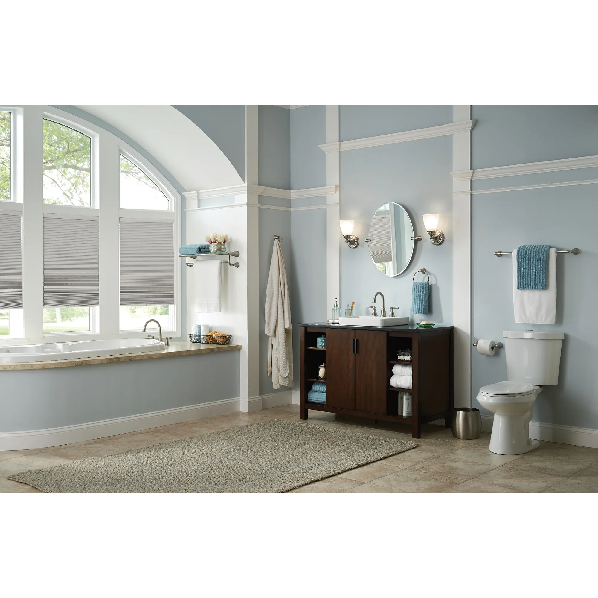 Banbury Matte Black 3 Piece Bath Accessory Kit - Image 5