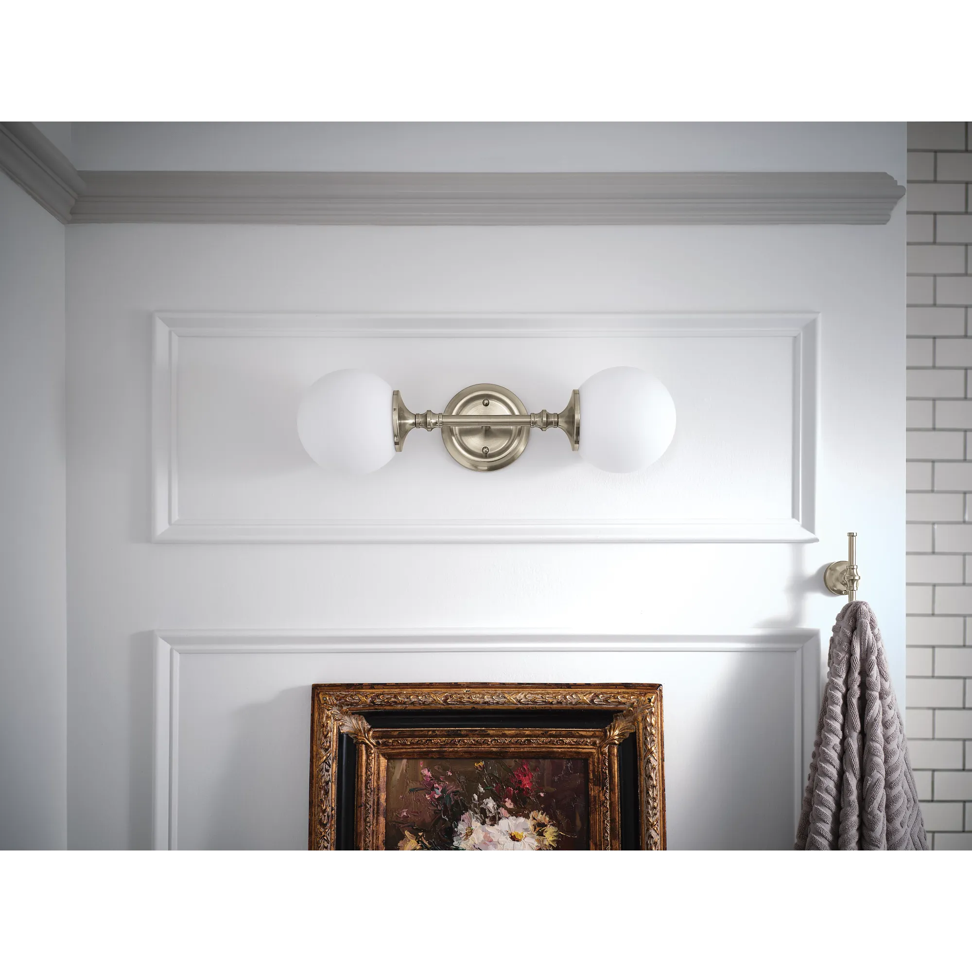Colinet Chrome double robe hook - Image 10