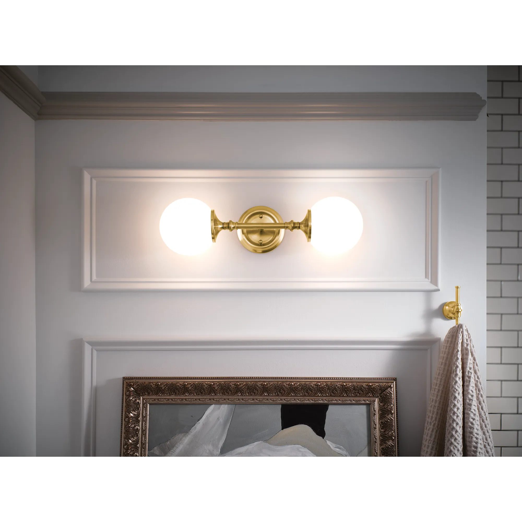 Colinet Chrome double robe hook - Image 15