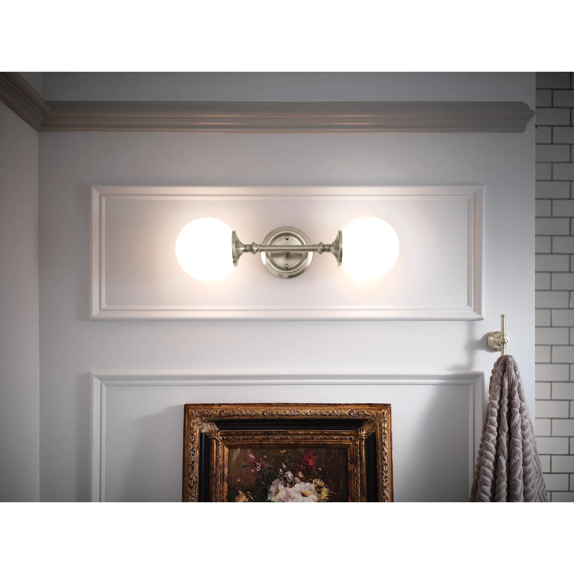 Colinet Chrome double robe hook - Image 9