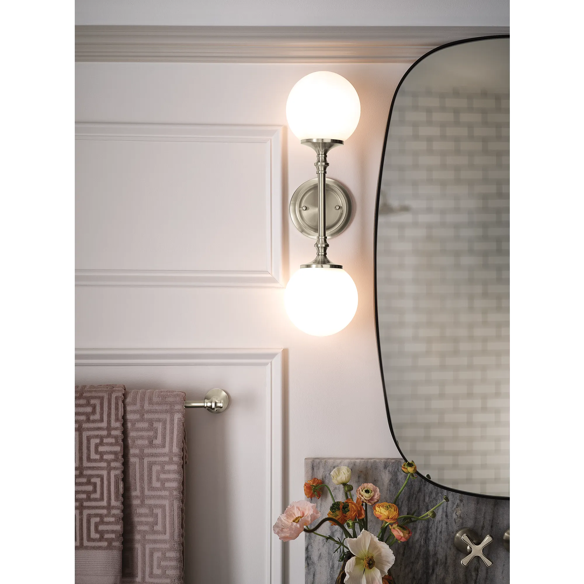 Colinet Chrome towel bar - Image 11